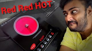 Red Hot Cook Top 🤯 Pigeon Infrared Cook Top Unboxing and TEST [upl. by Silecara]