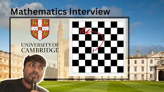 Cambridge Mathematics Interview Question  A chessboard game [upl. by Einalam]