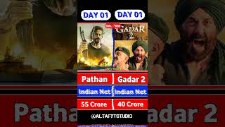 Boxoffice Collection Pathan vs Gadar 2  shorts bollywood trending [upl. by Baggett]