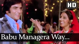 Babu Managera Way HD  Aatish Songs  Jeetendra  Neetu Singh  Bollywood Songs [upl. by Fritzsche]