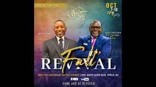 Fall Revival  Dr Christopher Davis  White Hill MB Church [upl. by Steffane]