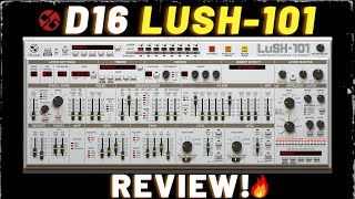 D16 Group LuSH101 vst Synth Plugin Review [upl. by Atsahs]