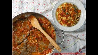 Steak Pizzaiola with Pasta  Rossellas Cooking with Nonna [upl. by Hakeem]