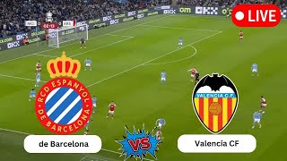 RCD Espanyol de Barcelona vs Valencia CF  Spanish La Liga  Today Football full live Match 2024 [upl. by Ahsan]