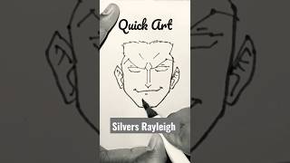 Drawing The Dark King  Silvers Rayleigh anime [upl. by Annavas]