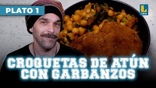 Croquetas de atún con garbanzos y acelga  El Gran Chef Famosos [upl. by Yemirej570]