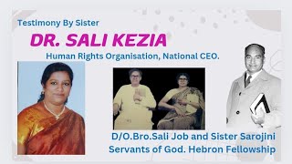 Testimony By  DR Sali Kezia DO Sali Job God Servant  Hebron Fellowship [upl. by Annala]