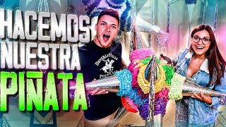 🪅 HACEMOS NUESTRA PRIMERA PIÑATA en MEXICO 🪅 ¿CÓMO QUEDA con cygnusyromanticvlogs [upl. by Anav]