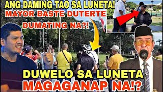 MAYOR BASTE DUTERTE NATAKOT KAY WALDY CARBONELL HINDI SUMIPOT SA DUWELO SA LUNETA [upl. by Affrica926]