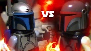 LEGO Star Wars  Jango Fett vs Montross [upl. by Slein914]