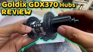 GOLDIX GDX370 MTB HUBS REVIEW  60T Ratchet [upl. by Susette886]