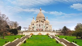 4K drone Video Of sacré cœur de montmartre In Paris [upl. by Yecart120]