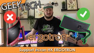 Jinstalle un support HX Ergotron sur mon Ecran Gaming Samsung 429 👌 Ergotron [upl. by Hobart]