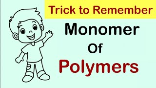 Trick to Remember Monomers of Polymers [upl. by Idleman529]