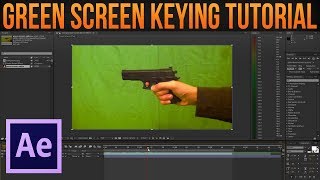 Green Screen Keying Effect │Adobe After Effects Tutorial [upl. by Eentihw955]