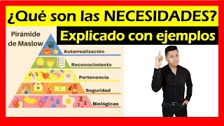 La PIRAMIDE de NECESIDADES humanas de Maslow 😲 Explicacion con EJEMPLOS [upl. by Hsoj]