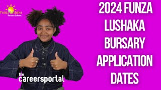 📢 ANNOUNCEMENT 📢 2024 Funza Lushaka Bursary Application Dates  Careers Portal [upl. by Blithe958]