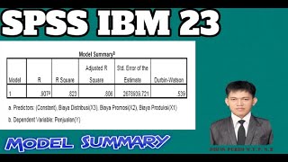 Membaca Hasil Model Summary  SPSS IBM 23 [upl. by Lole622]