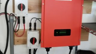 SUNTEAMS 15kw PHOTOVOLTAIC INVERTER [upl. by Sualocin939]