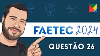 Questão 26 Faetec 2024 Matemática [upl. by Atcele]