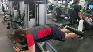 Lying Hamstring Curls  Dont beat up your lower back [upl. by Navannod989]