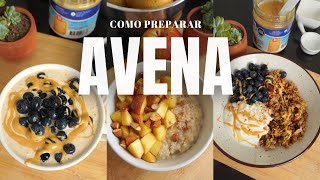 5 Recetas Saludables con AVENA [upl. by Milano]