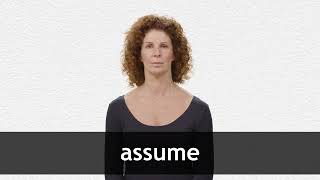 How to pronounce ASSUME in American English [upl. by Tertius]