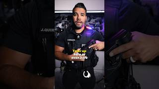 Taser Placement For Police Officer police officerq [upl. by Courcy]