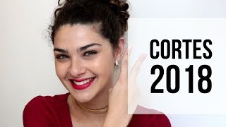 TENDÊNCIAS DE CORTES DE CABELO 2018  Cacheados [upl. by Seth]