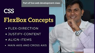 css Flexbox concepts explanation in live class [upl. by Wendolyn953]