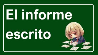 El informe escrito partes y recomendaciones para su elaboración [upl. by Indira70]