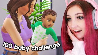 starting a 100 baby challenge in sims 4 Streamed 32223 [upl. by Leif]