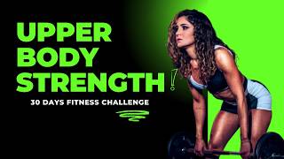 quotDay 28 Upper Body Strength Workout – Tone amp Sculpt Your Arms  30Day Fitness Challenge for Womenquot [upl. by Guyer]