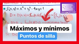 ✅MáXIMOS y MÍNIMOS en CÁLCULO MULTIVARIABLE NO MÁS REPROBAR💯 CáLCULO MULTIVARIABLE [upl. by Guria]