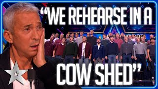 HOLY COW Choirs HEAVENLY vocals move us to tears  Unforgettable Audition  Britains Got Talent [upl. by Negris]