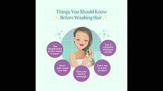 Before washing your hair make sure to follow these steps [upl. by Harmaning323]