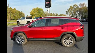 2024 GMC Terrain SLT Volcanic Red Tintcoat 18018 [upl. by Cinamod]