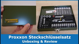 Proxxon 23080 Feinmechaniker Satz Steckschlüsselsatz  Unboxing Review und Test [upl. by Bette]