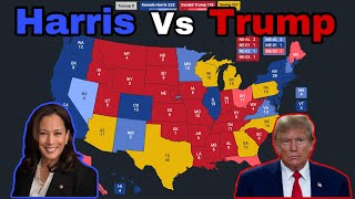 Kamala Harris Vs Donald Trump  2024 Election Prediction [upl. by Eicyal]