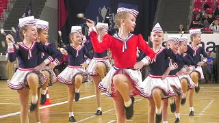 Majorettes MIRAŻ  Wronki  Mażoretki  formation baton kadet parade  KędzierzynKoźle 2023 [upl. by Aubrette]