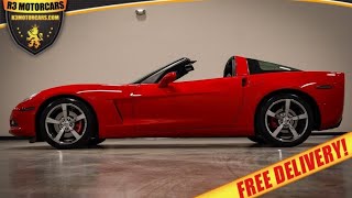 2010 CORVETTE 3LT 6SP MANUAL ONLY 37K MILE TORCH RED FREE ENCLOSED DELIVERY FOR SALE R3MOTORCARSCOM [upl. by Hazel]