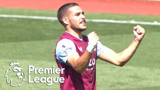 Emiliano Buendia doubles Aston Villa lead over Everton  Premier League  NBC Sports [upl. by Adnirod929]