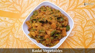 Kadai Vegetables l Sattvic Recipes [upl. by Ttik]