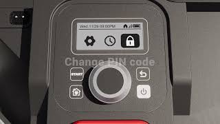 WORX Landroid Vision 9 LCD setting instruction [upl. by Owen477]