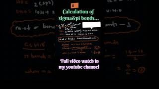 organic calculation of sigma amp pi bonds [upl. by Shelburne119]