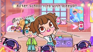 Mini after school vlog aleeya 🏫🍃   ngapain aja yaa🍨  Avatar world pazu Indonesia [upl. by Cheslie]