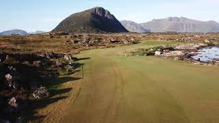 Lofoten Links Golf hole 14 [upl. by Torrin]