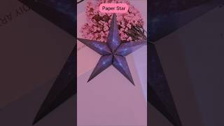 Paper Star diy craft papercraft [upl. by Nyrhtak465]