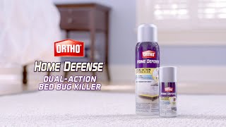 How to Kill Bed Bugs with Ortho® Home Defense DualAction Aerosol [upl. by Dlorag]