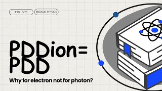 Why Convert PDDIon to PDD for Electrons but Not for Photons RadiationPhysics MedicalPhysics [upl. by Janey740]